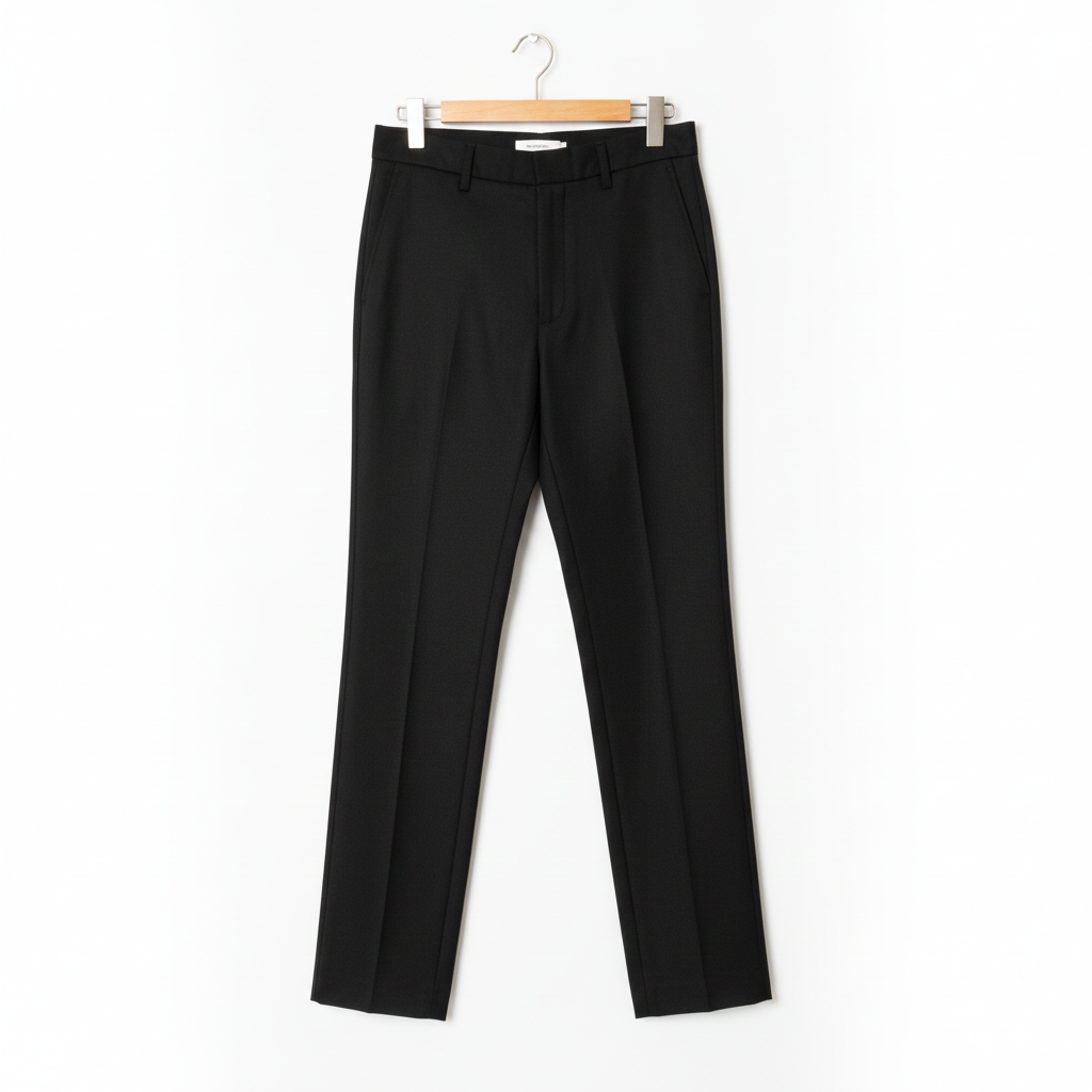 Slim Fit Black Trousers